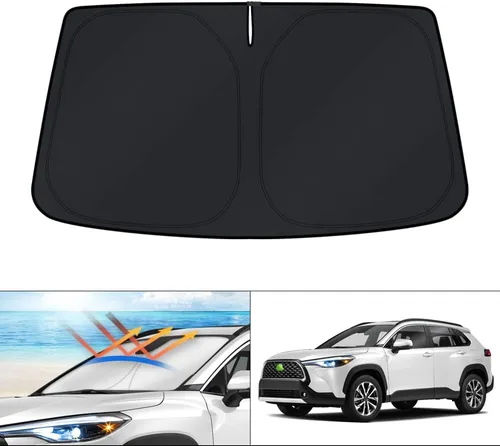 Miniatura 116 de KUST - Parasol plegable para parabrisas para Ford Ranger, accesorios 2019-2025 2026, parasol personalizado para ventana, protector solar plegable