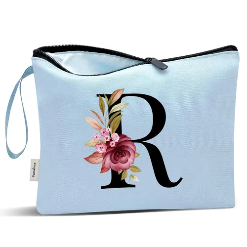 Miniatura 131 de Vavabox A-Z Bolsa de Maquillaje Personalizada, Regalos de Cumpleaños para Mujeres y Mamá, Regalos para la Mejor Amiga, Bolsa de Cosméticos