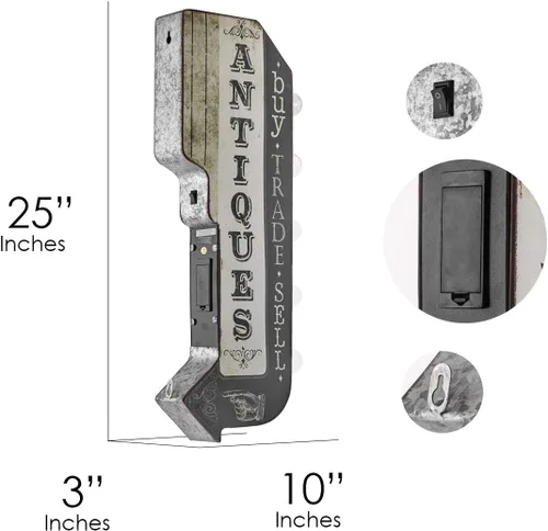 Miniatura 3 de American Art Decor AAD Off The Wall - Rótulos LED para marquesina