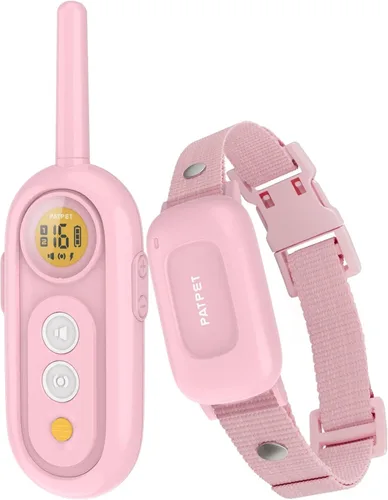 Miniatura 7 de PATPET Collar de entrenamiento para perros con control remoto, collar de choque impermeable IPX7 de 2000 pies, 4 modos