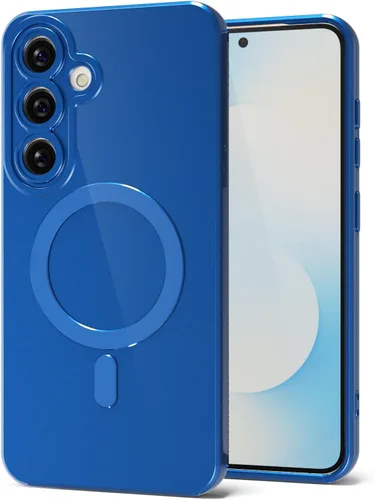Miniatura 117 de Svanove para Samsung Galaxy S22 Funda de teléfono de silicona magnética, compatible con Magsafe, linda para mujeres, brillante color brillante, gel