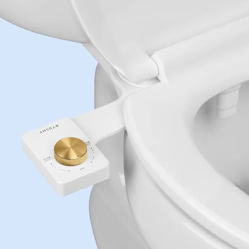 Miniatura 14 de TUSHY Bidé de agua fresca y fría: accesorio para asiento de inodoro ultra delgado (boquilla higiénica autolimpiante no eléctrica) Fácil instalación