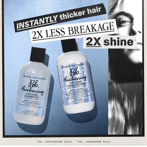 Miniatura 3 de Bumble and bumble. Thickening Volumizing Shampoo Lightweight Formula For Instant Fullness Cleanses Without Stripping Color Safe For Fine to