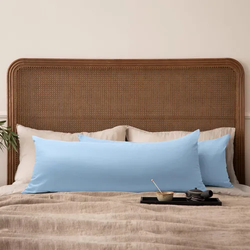 Miniatura 26 de Thmyo - Paquete de 2 fundas de almohada de algodón sólido decorativas cuadradas, fundas de almohada DIY, fundas de almohada en blanco