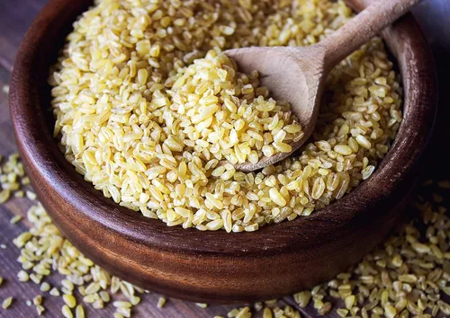Miniatura 5 de Trigo Bulgur orgánico, 1 libra – Grano entero sin OMG, granos cocidos, bayas kosher Borghul, semillas a granel, grueso, alto en fibra dietética