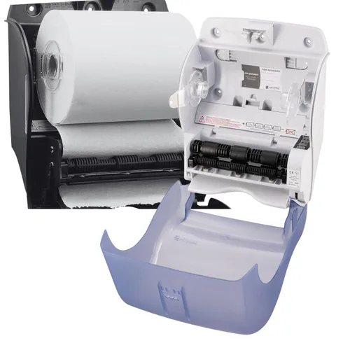 Miniatura 5 de San Jamar Dispensador de Toallas de Papel Clásico Smart Essense Dispensador Electrónico de Toallas en Rollo para Baño, Cocinas y Restaurantes, Azul