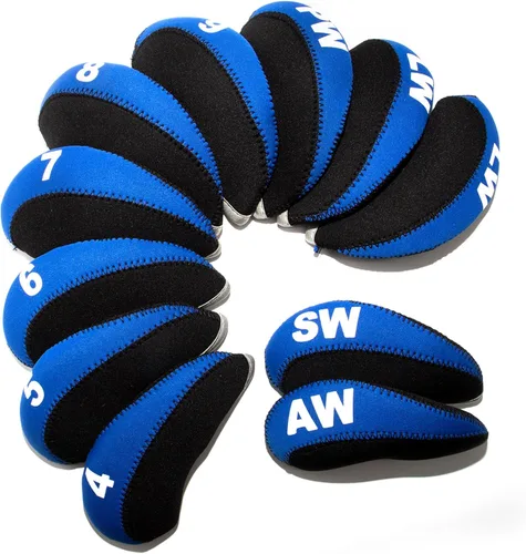 Miniatura 15 de Fundas de Hierro de Golf para Palos de Golf Juego de Fundas de Hierro de Golf de Neopreno 11pcs/10pcs Fundas para Cabezas de Hierro de Golf Fundas