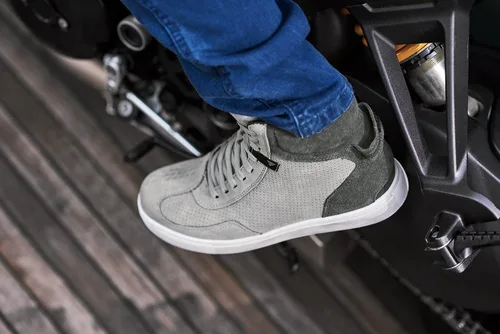 Miniatura 7 de SHIMA SX-2 Evo Botas de motocicleta para hombre, ventiladas, de cuero, para calle, verano, de ante, deportivas, sigilosas, para turismo, para moto