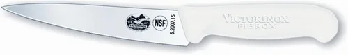 Victorinox Cuchillo de chef de 6 pulgadas, mango de fibrox blanco