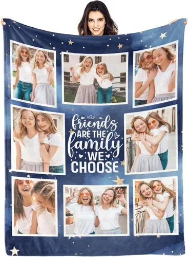 Miniatura 30 de envía al día siguiente, manta personalizada con texto en imagen, manta personalizada de foto, manta de franela personalizada, regalos personalizados