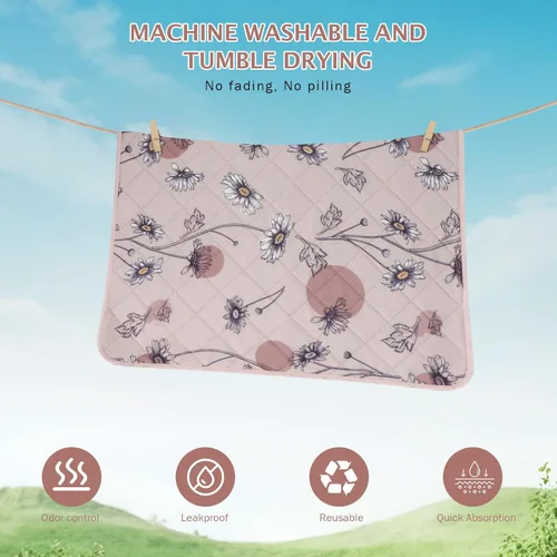 Miniatura 5 de IEUUMLER EU007 - Almohadillas lavables para perros, paquete de 2, antideslizantes e impermeables, reutilizables, para entrenamiento de cachorros
