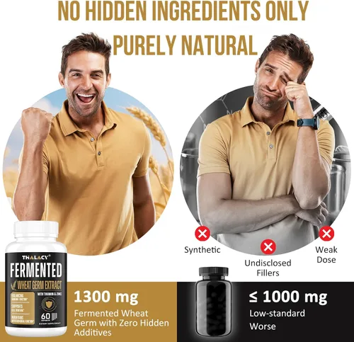Miniatura 3 de Spermidine Supplements 13mg - 1300mg Cápsulas de extracto de germen de trigo fórmula potente con mayor contenido de espermidina y zinc para un