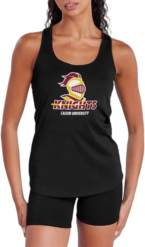 Miniatura 484 de Camiseta deportiva sin mangas oficial de NCAA Collegiate para mujer, con espalda cruzada, colección con logotipo primario