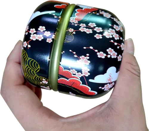 Miniatura 2 de Topwon Estuche de polvo con soplete de polvo para polvo corporal Estuche de polvo para bebé y mamá (negro)