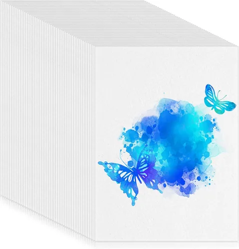 Sabary 250 hojas de papel de acuarela a granel blanco prensado en frío, paquete de papel de acuarela para niños, pintura de boceto blanco, pintura