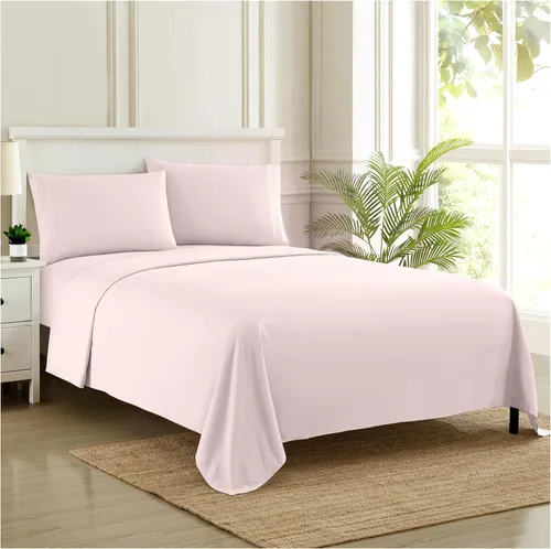 Miniatura 35 de Juego de sábanas de 1800 hilos – Sábanas de microfibra cepillada suave de calidad egipcia – Juego de ropa de cama de lujo con sábana encimera