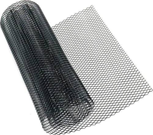 Miniatura 11 de Modengzhe - Malla para parrilla de auto de 40 x 13 pulgadas, negra universal, malla de aleación de aluminio para rejilla de auto, rollo