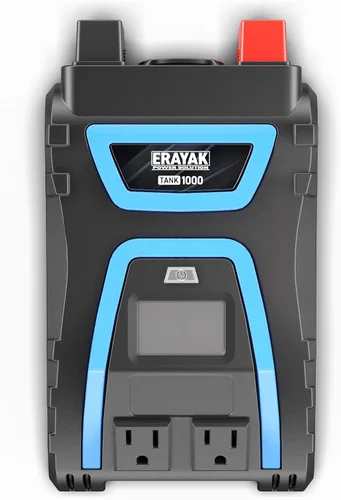 Miniatura 10 de ERAYAK Cargador de coche de 200 W e inversor de corriente con salida de CA de 110 V - Accesorio de coche premium Adaptador de encendedor