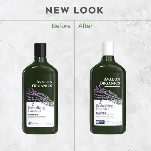 Miniatura 8 de Champú revitalizante de lavanda Avalon Organics, para cabello suave, brillante y agradable al tacto para cabello normal a seco, 11 onzas fluidas