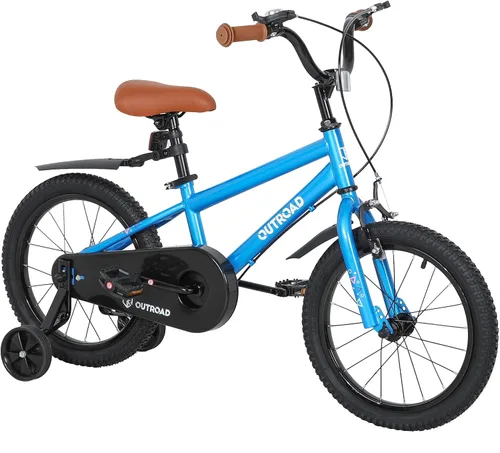 Miniatura 12 de Outroad - Bicicleta infantil para niños y niñas de 3 a 9 años, bicicleta para niños de 14, 16 y 18 pulgadas, con ruedas de entrenamiento, bicicletas