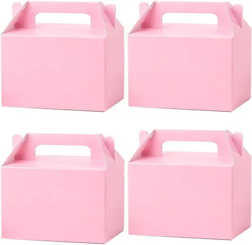 Miniatura 9 de Oletx 12 cajas de regalo de color rojo oscuro, caja pequeña de regalo de fiesta de 5.9 pulgadas, caja de golosinas, caja de dulces para fiestas