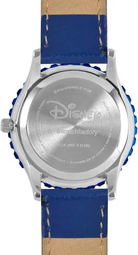 Miniatura 3 de Disney Mickey Mouse Kids' Bezel Stainless Steel Time Teacher Analog Nylon Strap Watch