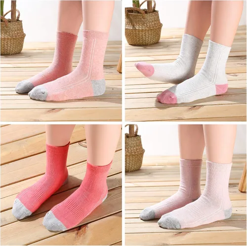 Miniatura 4 de SUNBVE Calcetines deportivos de algodón para niños y niñas