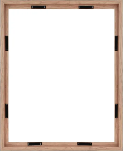 Miniatura 23 de MCS Marcos flotantes para lienzo de 12 x 12 pulgadas, marco cuadrado de madera natural para lienzos terminados, para pared vertical y horizontal