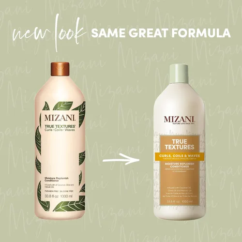 Miniatura 3 de Mizani True Textures - Acondicionador de reposición de humedad, hidrata y define rizos, sin silicona ni parabenos para cabello rizado