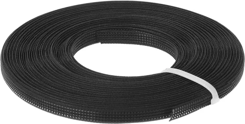 Miniatura 6 de uxcell Deshuesado para coser, 1 pieza de 5 yardas y 0.236 in – corsé de poliéster de alta densidad para vestido de novia, vestido de novia (negro)