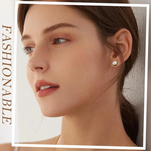 Miniatura 7 de ONESING 12 pares de aretes falsos de calibre para hombres, acero inoxidable, aretes de aro para hombres, aretes redondos, con calibres falsos