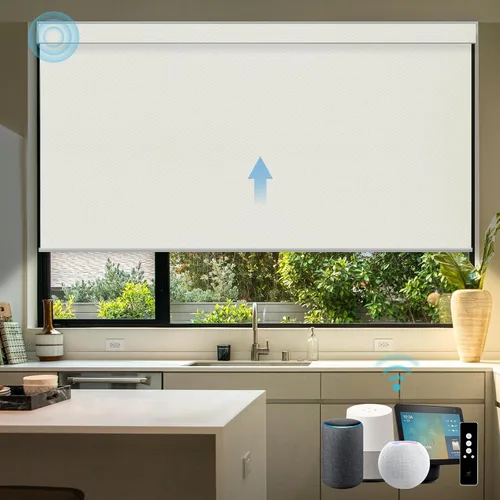 Miniatura 21 de SmartWings Persianas motorizadas con control remoto para ventanas, persianas enrollables Matter 100% opacas, automáticas, eléctricas inteligentes