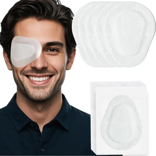 Miniatura 10 de 20 parches adhesivos para los ojos para niños, parche médico desechable transpirable para ambliopía ojo perezoso, vendajes adhesivos sin látex
