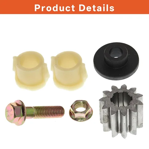 Miniatura 8 de labwork Sector de dirección y piñón con bujes de repuesto para John Deere D130 D140 D150 D160 D170 1GXD110E, Material 45 Acero