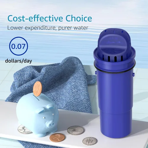 Miniatura 8 de AQUA CREST Filtro de agua para jarra certificado NSF, repuesto para jarras y dispensadores Pur® PPT700W, CR-1100C y PPF951K (paquete de 3)