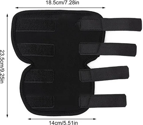 Miniatura 4 de Coderas para perro, cómoda funda elástica ajustable para patas de perro para dejar de lamer, manga protectora de recuperación para perro, soportes