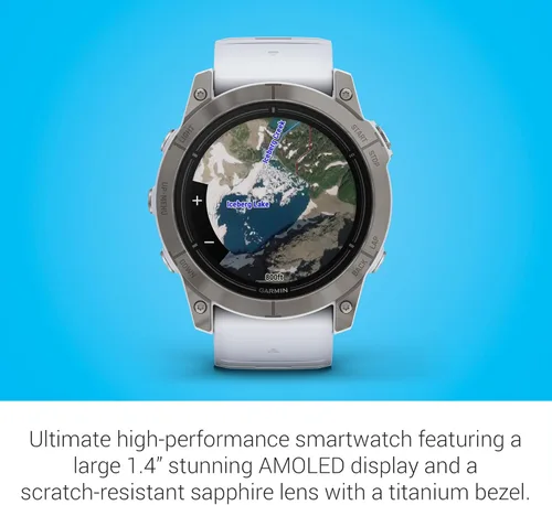 Miniatura 4 de Garmin epix Pro (Gen 2) Sapphire Edition, 2.008 in, reloj inteligente de alto rendimiento, tecnología de entrenamiento avanzada, linterna Titanio