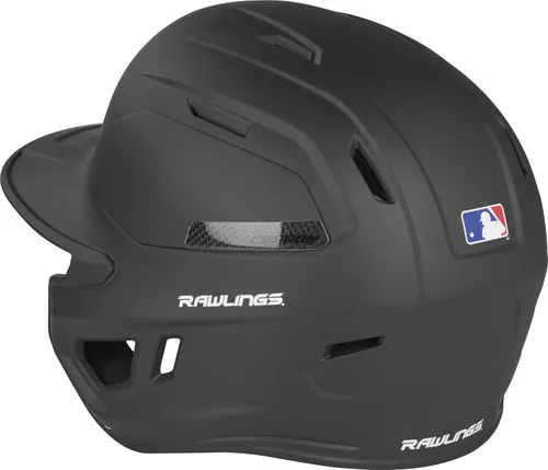Miniatura 7 de Rawlings Casco de bateo de béisbol de carbono MACH Mate Varios tamaños Varios colores Negro mate