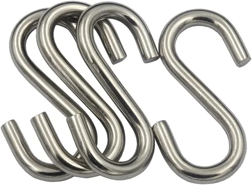 Miniatura 6 de DGOL 24 paquetes de ganchos en S pequeños de acero inoxidable 304 de 1-7/8 pulgadas de largo con capacidad de carga de 100 libras