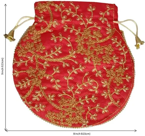 Miniatura 6 de Purpledip Potli Bags Drawstring Purse (Potli01$)