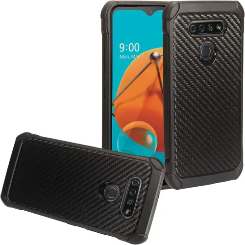Miniatura 5 de Para LG K51, LG Reflect (LM-K500) - Funda híbrida de TPU - AC4 Azul