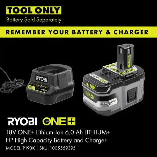 Miniatura 4 de Ryobi Soplador de ventilador Jet de 18 V HP (solo herramienta)