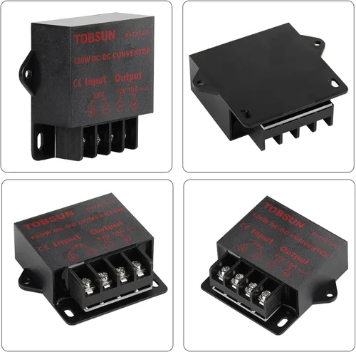 Miniatura 6 de DC 24V a DC 12V 10A 120W Convertidor Reductor Step Down Buck Regulador de Voltaje Reductor Convertidor de Energía Mini Módulo Transformador 12V