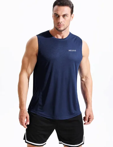 Miniatura 3 de NELEUS Camiseta sin mangas Dry Fit para hombre