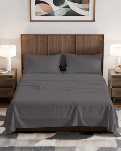 Miniatura 17 de Juego de sábanas tamaño King para RV de 72" x 80" - Sábanas de 4 piezas para cama RV Short Queen - Ultra suaves, transpirables y refrescantes - 01