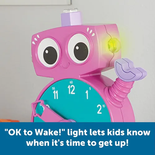 Miniatura 4 de Learning Resources Tock The Learning Clock Pink - Reloj digital para el aula, aprender la hora, temporizador para niños, elementos esenciales