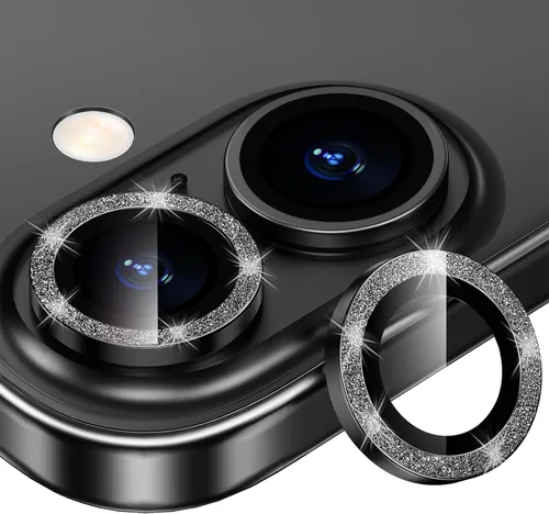 Miniatura 26 de Protector de Lente de Cámara Bling para iPhone 17 Pro / 17 Pro Max, Anillo de Metal con Diamante Individual con Dureza 9H, Protector de Pantalla