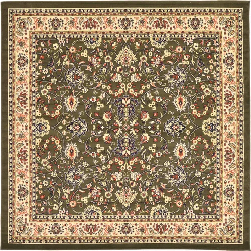 Miniatura 217 de Unique Loom Colección Sialk Hill - Alfombra de área Washington (3 pies 3 pulgadas x 5 pies 3 pulgadas, rectángulo, burdeos/crema)