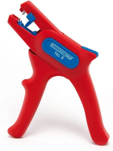 WEICON Pelacables Nº 6 | para trabajar en directo hasta 1000 voltios | Herramienta peladora para cables redondos | Rango de trabajo 0,2-6,0 mm² |