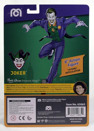 Miniatura 2 de DC Comics - Figura de acción de The Joker de 8 pulgadas